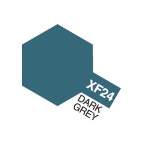 XF-24 Dark Grey, Acrylic Mini 10 ml (penselmaling, mat) - Tamiya